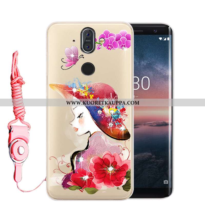 Kuori Nokia 8 Sirocco, Kuoret Nokia 8 Sirocco, Kotelo Nokia 8 Sirocco Pehmeä Neste Suojaus Murtumato