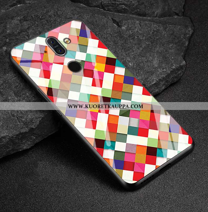 Kuori Nokia 8 Sirocco, Kuoret Nokia 8 Sirocco, Kotelo Nokia 8 Sirocco Suojaus Lasi Luova Vihreä