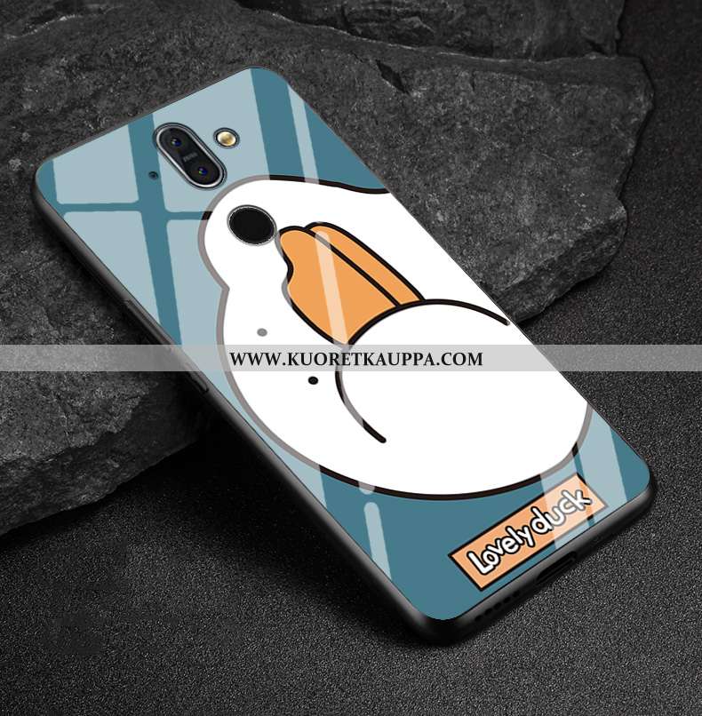 Kuori Nokia 8 Sirocco, Kuoret Nokia 8 Sirocco, Kotelo Nokia 8 Sirocco Suojaus Lasi Luova Vihreä