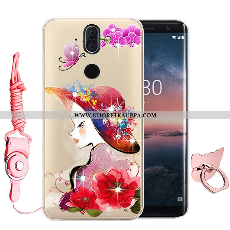 Kuori Nokia 8 Sirocco, Kuoret Nokia 8 Sirocco, Kotelo Nokia 8 Sirocco Suojaus Näytönsuojus Musta Sil