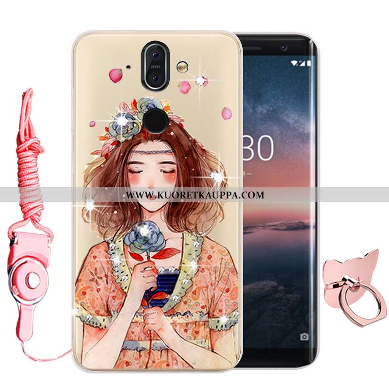 Kuori Nokia 8 Sirocco, Kuoret Nokia 8 Sirocco, Kotelo Nokia 8 Sirocco Suojaus Näytönsuojus Musta Sil