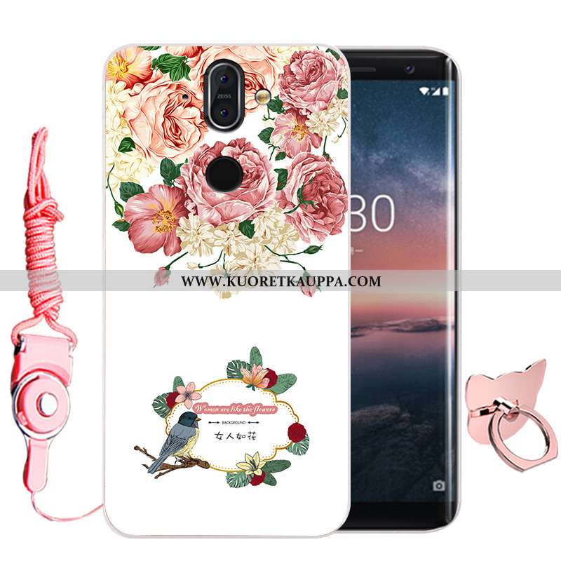 Kuori Nokia 8 Sirocco, Kuoret Nokia 8 Sirocco, Kotelo Nokia 8 Sirocco Suojaus Näytönsuojus Musta Sil