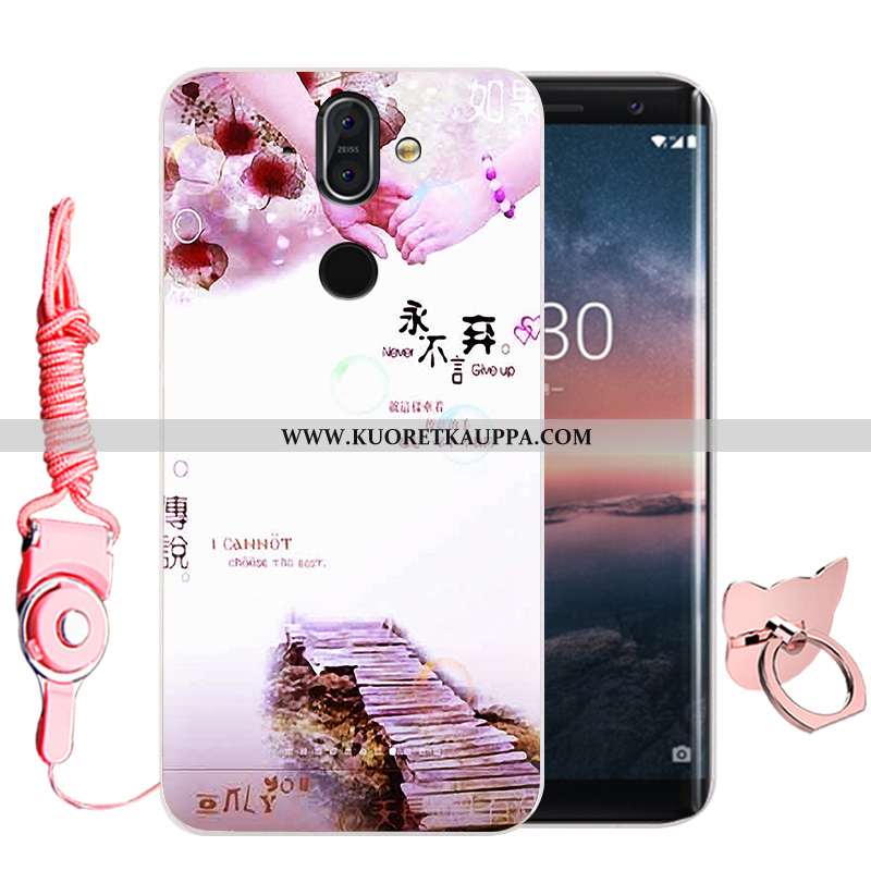 Kuori Nokia 8 Sirocco, Kuoret Nokia 8 Sirocco, Kotelo Nokia 8 Sirocco Suojaus Näytönsuojus Musta Sil