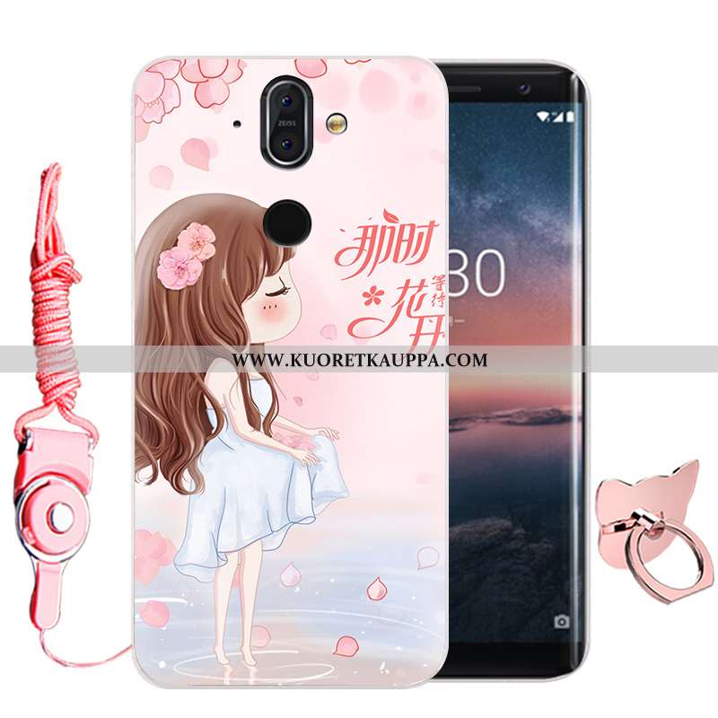 Kuori Nokia 8 Sirocco, Kuoret Nokia 8 Sirocco, Kotelo Nokia 8 Sirocco Suojaus Näytönsuojus Musta Sil