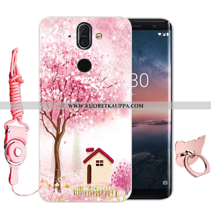 Kuori Nokia 8 Sirocco, Kuoret Nokia 8 Sirocco, Kotelo Nokia 8 Sirocco Suojaus Näytönsuojus Musta Sil