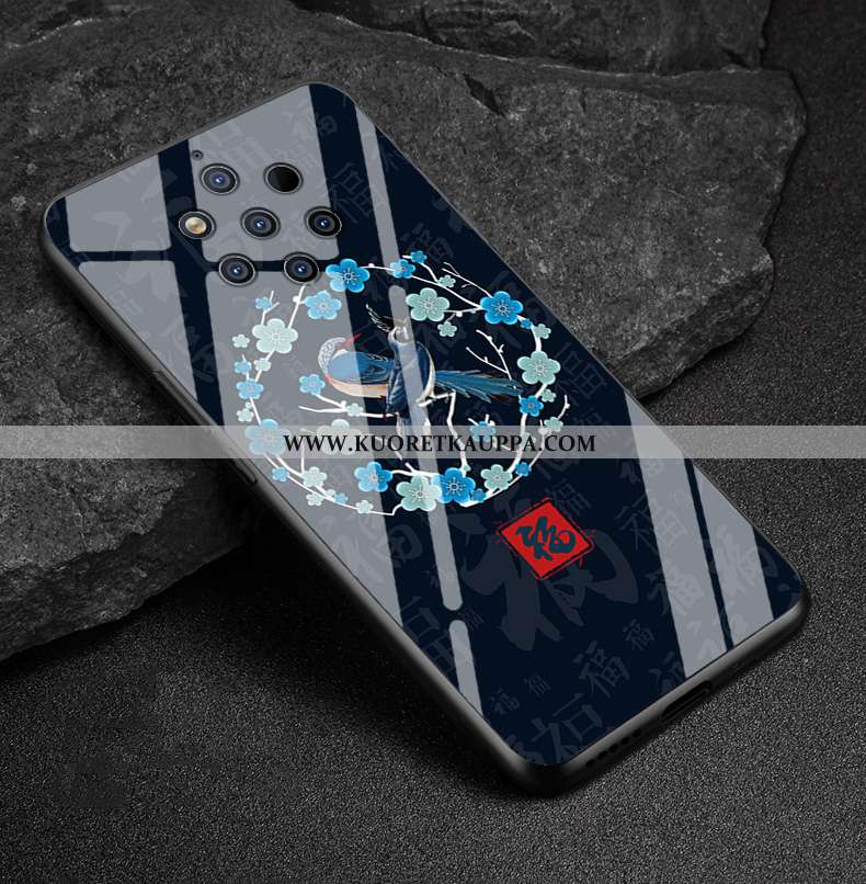 Kuori Nokia 9 Pureview, Kuoret Nokia 9 Pureview, Kotelo Nokia 9 Pureview Lasi Luova Puhelimen Tumman