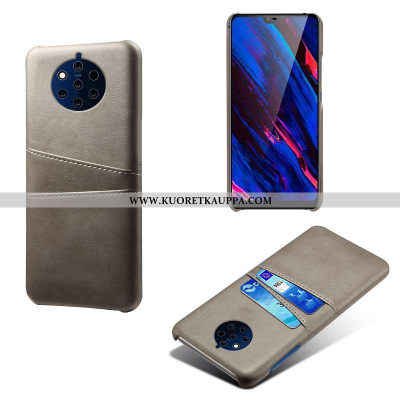 Kuori Nokia 9 Pureview, Kuoret Nokia 9 Pureview, Kotelo Nokia 9 Pureview Nahka Murtumaton Kortti Puh