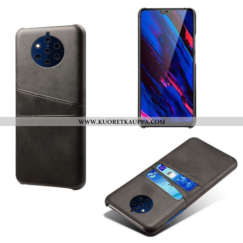Kuori Nokia 9 Pureview, Kuoret Nokia 9 Pureview, Kotelo Nokia 9 Pureview Nahka Murtumaton Kortti Puh