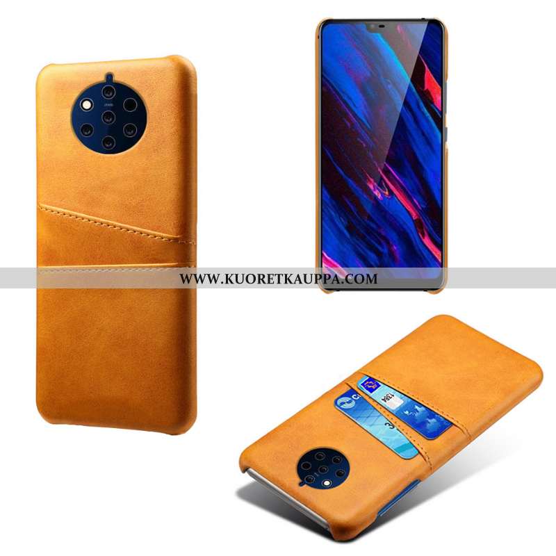 Kuori Nokia 9 Pureview, Kuoret Nokia 9 Pureview, Kotelo Nokia 9 Pureview Nahka Murtumaton Kortti Puh