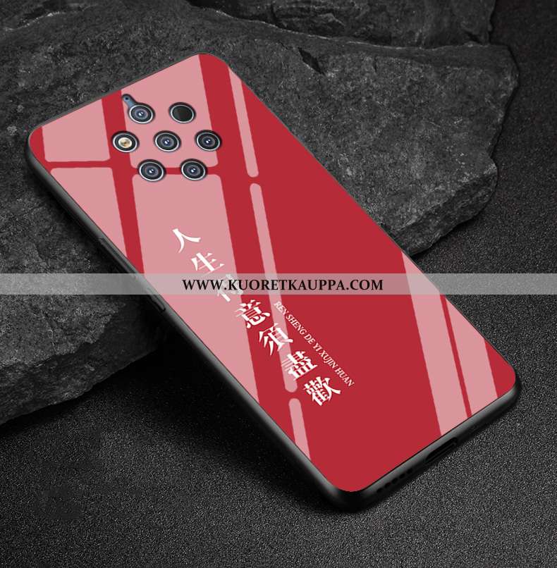 Kuori Nokia 9 Pureview, Kuoret Nokia 9 Pureview, Kotelo Nokia 9 Pureview Pesty Suede Ihana Lasi Murt