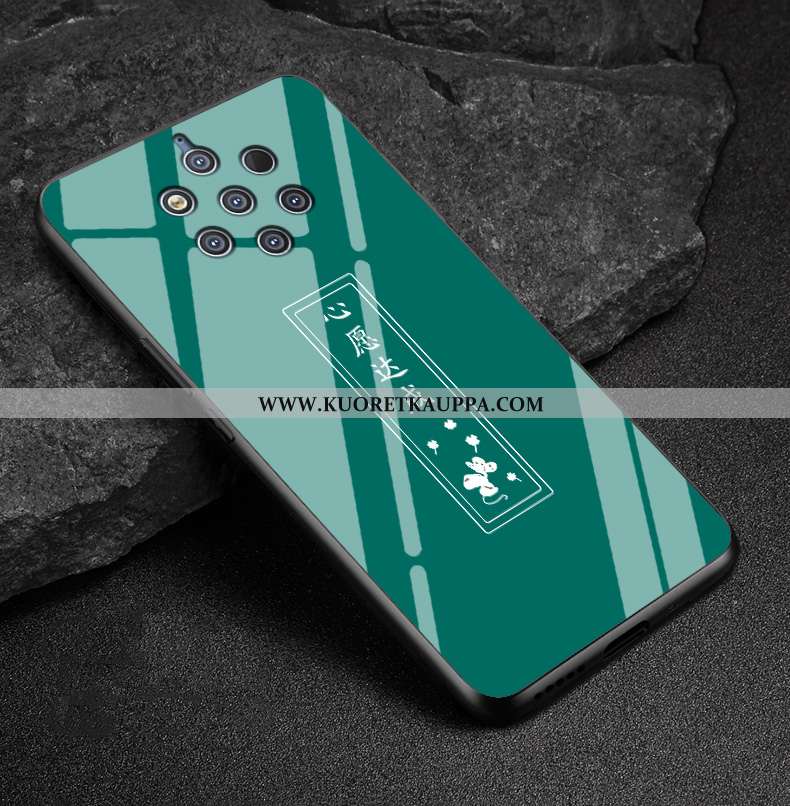 Kuori Nokia 9 Pureview, Kuoret Nokia 9 Pureview, Kotelo Nokia 9 Pureview Pesty Suede Ihana Lasi Murt