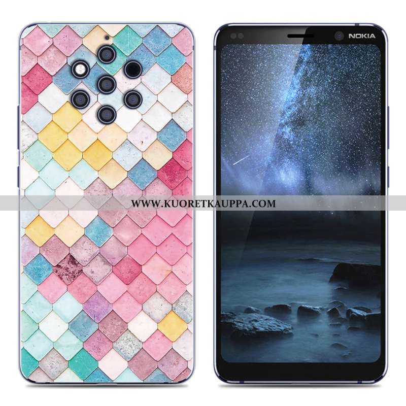 Kuori Nokia 9 Pureview, Kuoret Nokia 9 Pureview, Kotelo Nokia 9 Pureview Suojaus Luova Monivärinen P
