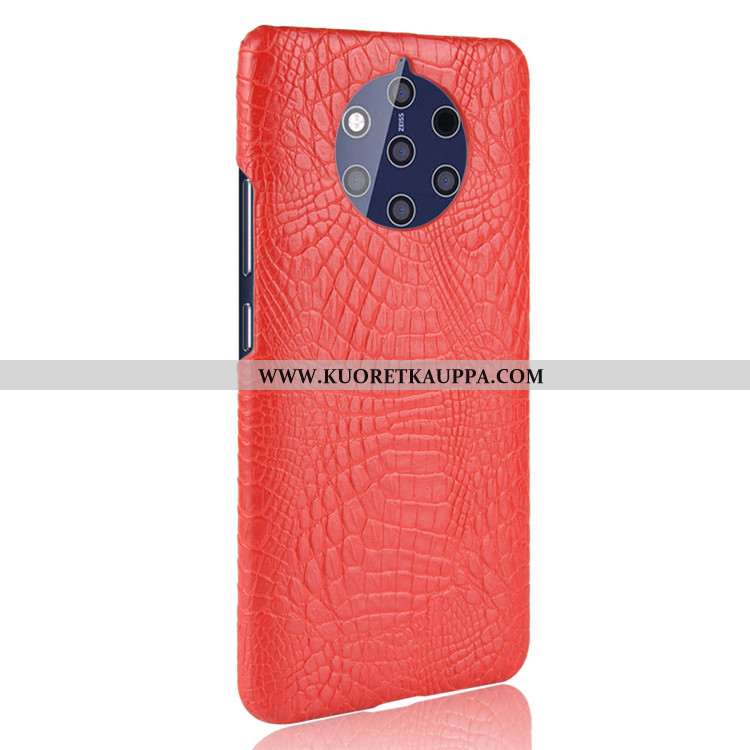 Kuori Nokia 9 Pureview, Kuoret Nokia 9 Pureview, Kotelo Nokia 9 Pureview Suojaus Nahka Kukkakuvio Tu