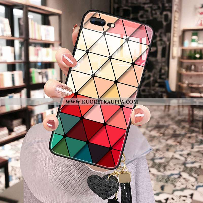 Kuori Oneplus 5, Kuoret Oneplus 5, Kotelo Oneplus 5 Lasi Pehmeä Neste Monivärinen Hemming Net Red Vä