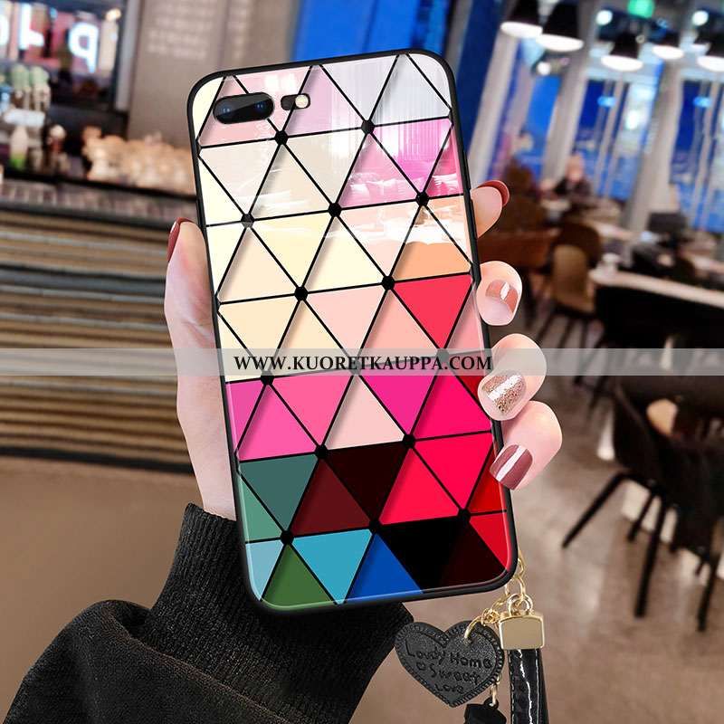 Kuori Oneplus 5, Kuoret Oneplus 5, Kotelo Oneplus 5 Lasi Pehmeä Neste Monivärinen Hemming Net Red Vä