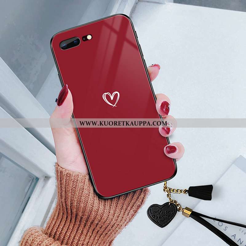 Kuori Oneplus 5, Kuoret Oneplus 5, Kotelo Oneplus 5 Lasi Suojaus Punainen Yksinkertainen Puhelimen