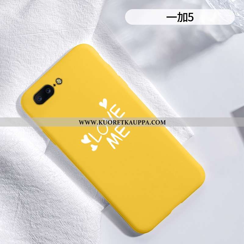 Kuori Oneplus 5, Kuoret Oneplus 5, Kotelo Oneplus 5 Luova Suuntaus Suojaus Keltainen Silikoni Keltai
