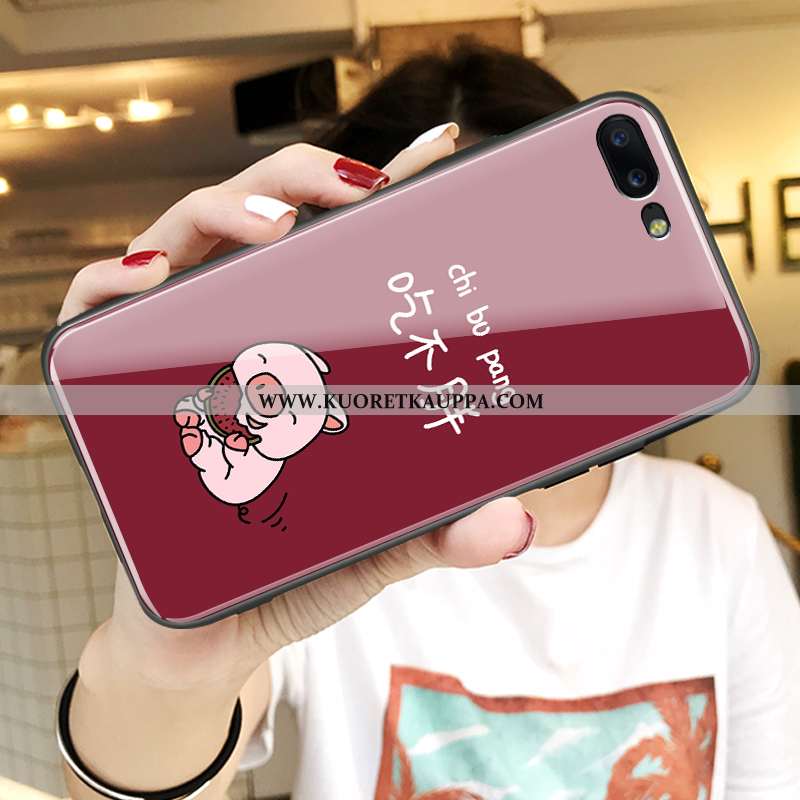 Kuori Oneplus 5, Kuoret Oneplus 5, Kotelo Oneplus 5 Sarjakuva Ihana Punainen Pehmeä Neste