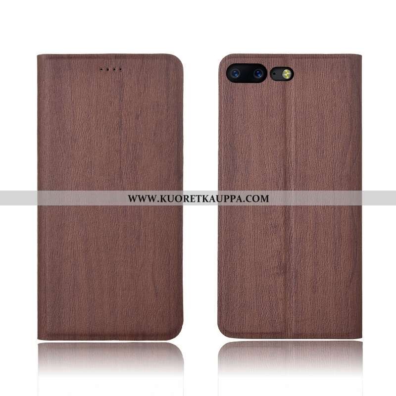 Kuori Oneplus 5, Kuoret Oneplus 5, Kotelo Oneplus 5 Silikoni Suojaus Puu Puhelimen Ruskea