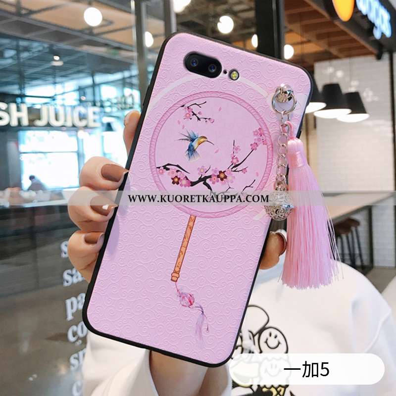 Kuori Oneplus 5, Kuoret Oneplus 5, Kotelo Oneplus 5 Silikoni Suojaus Uusi Jauhe Pinkki