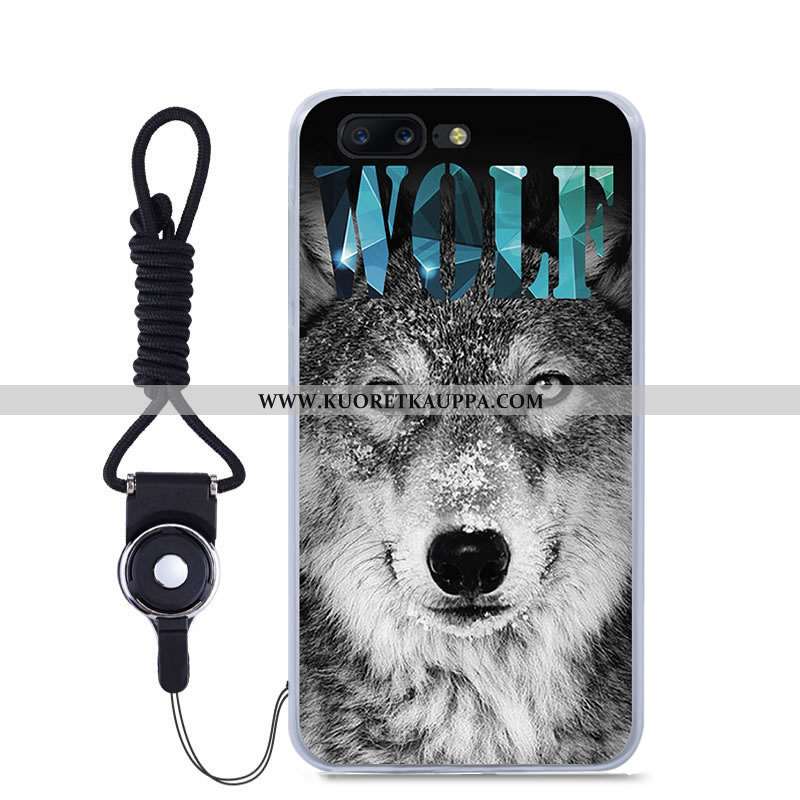 Kuori Oneplus 5, Kuoret Oneplus 5, Kotelo Oneplus 5 Suojaus Kohokuviointi Puhelimen Maalaus Sininen