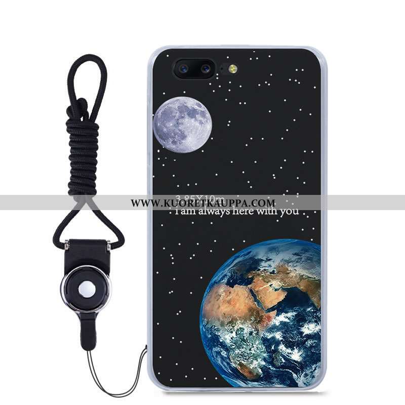 Kuori Oneplus 5, Kuoret Oneplus 5, Kotelo Oneplus 5 Suojaus Kohokuviointi Puhelimen Maalaus Sininen