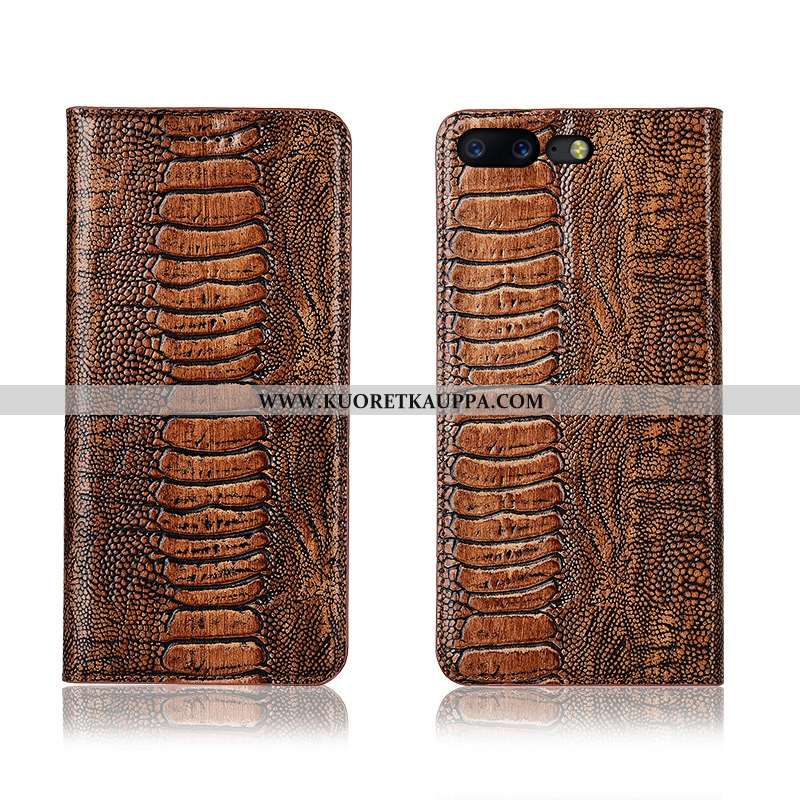 Kuori Oneplus 5, Kuoret Oneplus 5, Kotelo Oneplus 5 Suojaus Nahkakuori Uusi Simpukka Mustat