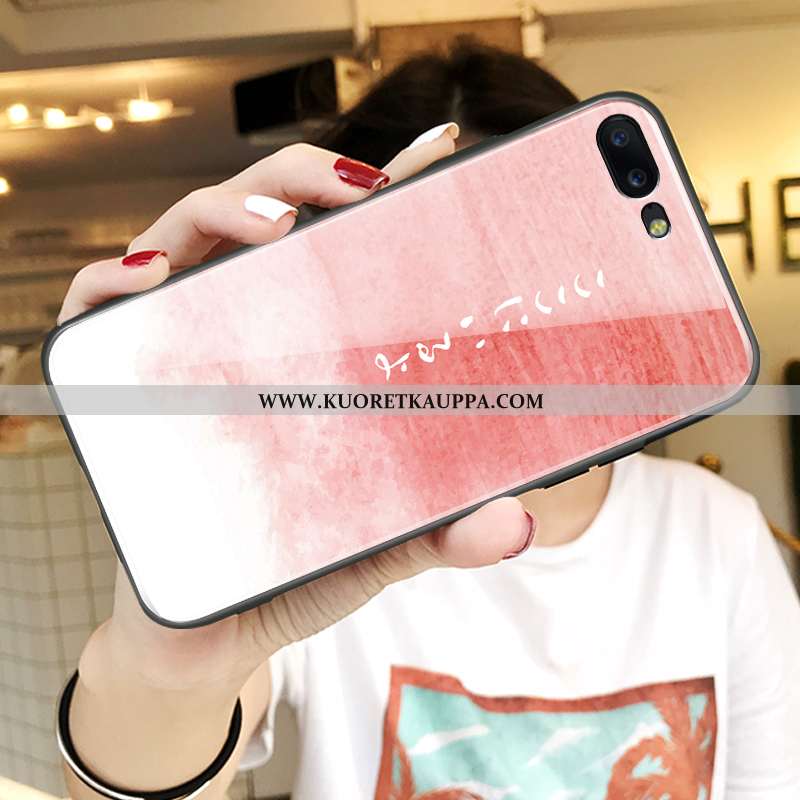 Kuori Oneplus 5, Kuoret Oneplus 5, Kotelo Oneplus 5 Valo Silikoni Puhelimen Luova Lasi Pinkki