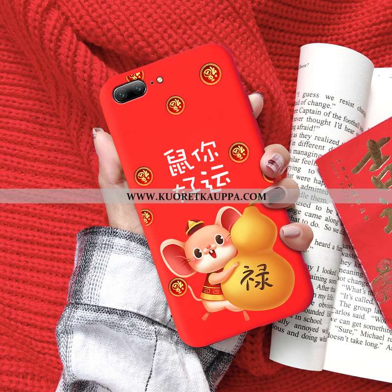 Kuori Oneplus 5, Kuoret Oneplus 5, Kotelo Oneplus 5 Valo Silikoni Ultra Murtumaton Luova Punainen