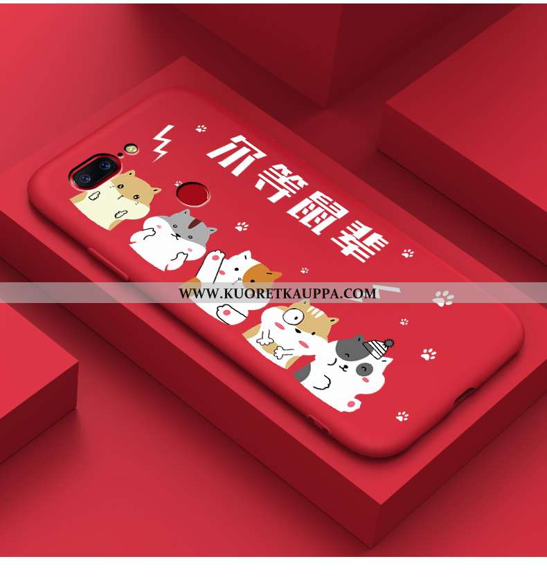 Kuori Oneplus 5t, Kuoret Oneplus 5t, Kotelo Oneplus 5t Ihana Suuntaus Murtumaton Punainen