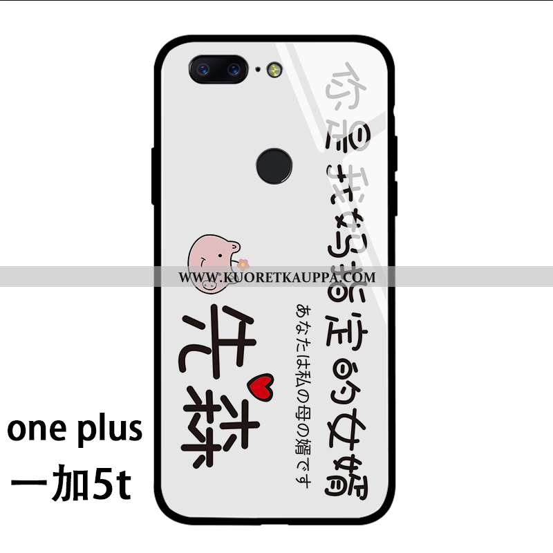Kuori Oneplus 5t, Kuoret Oneplus 5t, Kotelo Oneplus 5t Lasi Persoonallisuus Näytönsuojus Net Red Sil
