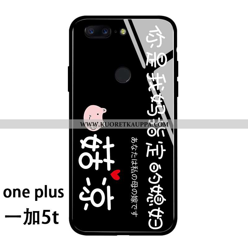 Kuori Oneplus 5t, Kuoret Oneplus 5t, Kotelo Oneplus 5t Lasi Persoonallisuus Näytönsuojus Net Red Sil