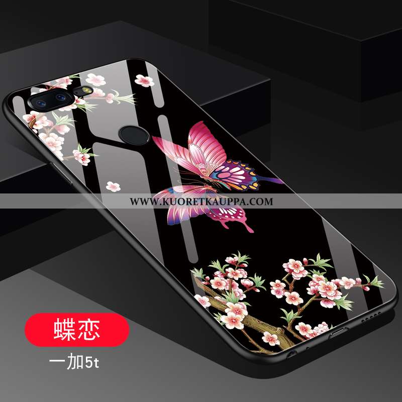 Kuori Oneplus 5t, Kuoret Oneplus 5t, Kotelo Oneplus 5t Lasi Persoonallisuus Suojaus Puhelimen Mustat