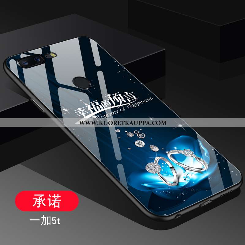 Kuori Oneplus 5t, Kuoret Oneplus 5t, Kotelo Oneplus 5t Lasi Persoonallisuus Suojaus Puhelimen Mustat