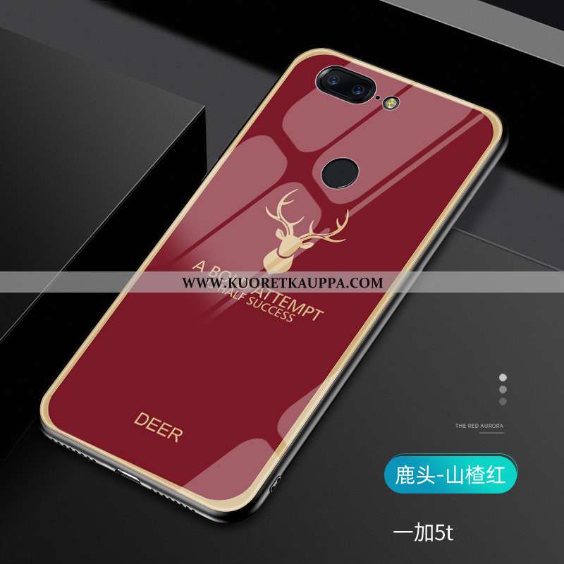 Kuori Oneplus 5t, Kuoret Oneplus 5t, Kotelo Oneplus 5t Luova Suuntaus Harmaa Net Red Rakastunut Puna