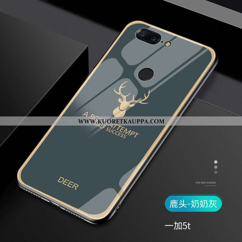 Kuori Oneplus 5t, Kuoret Oneplus 5t, Kotelo Oneplus 5t Luova Suuntaus Harmaa Net Red Rakastunut Puna