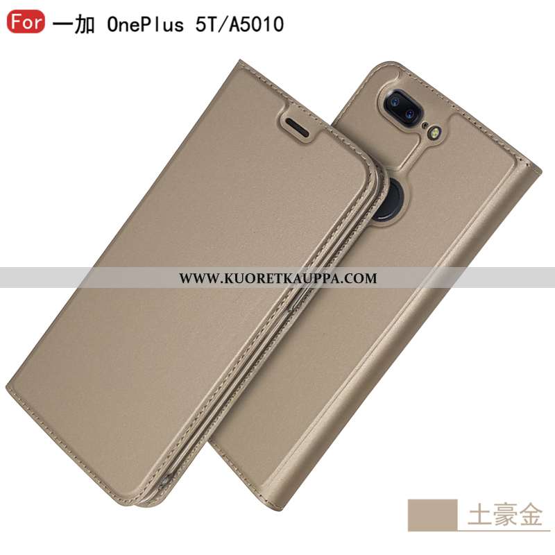 Kuori Oneplus 5t, Kuoret Oneplus 5t, Kotelo Oneplus 5t Nahkakuori Suojaus All Inclusive Pinkki