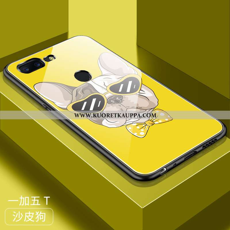 Kuori Oneplus 5t, Kuoret Oneplus 5t, Kotelo Oneplus 5t Persoonallisuus Luova Lasi Punainen Puhelimen