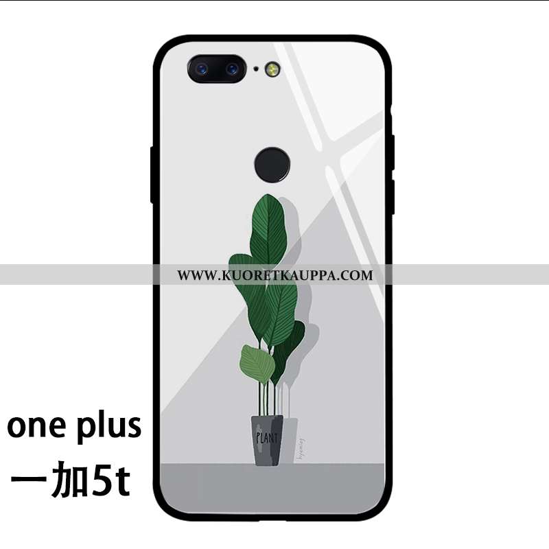 Kuori Oneplus 5t, Kuoret Oneplus 5t, Kotelo Oneplus 5t Persoonallisuus Luova Suojaus Net Red Vihreä
