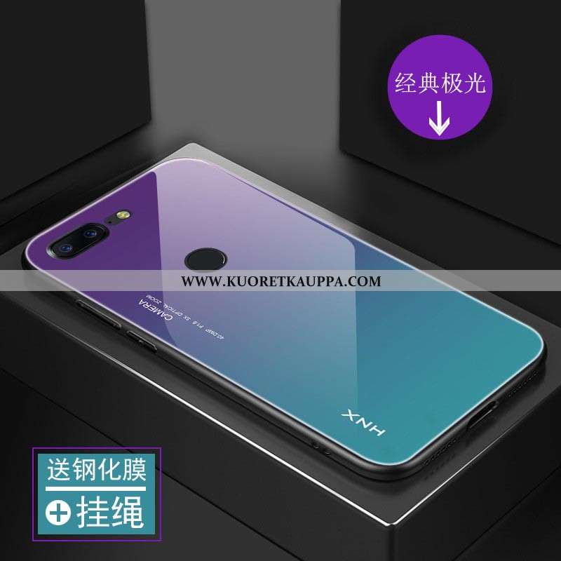 Kuori Oneplus 5t, Kuoret Oneplus 5t, Kotelo Oneplus 5t Persoonallisuus Suuntaus Vihreä Lasi Silikoni