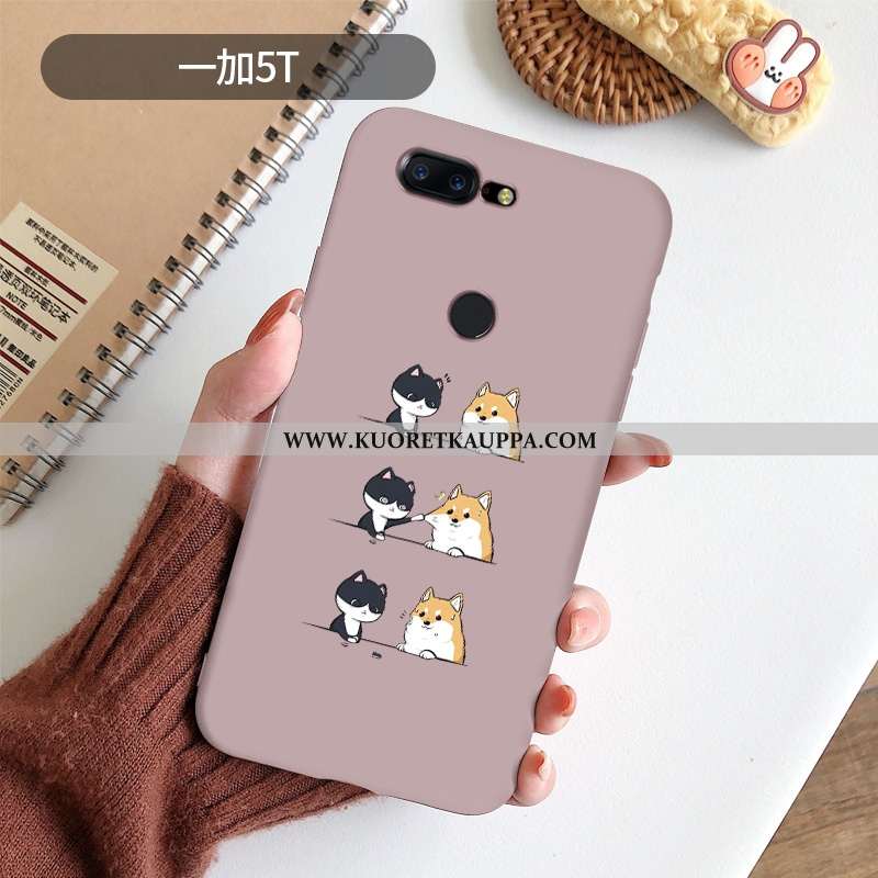 Kuori Oneplus 5t, Kuoret Oneplus 5t, Kotelo Oneplus 5t Sarjakuva Silikoni Suojaus Murtumaton Pinkki