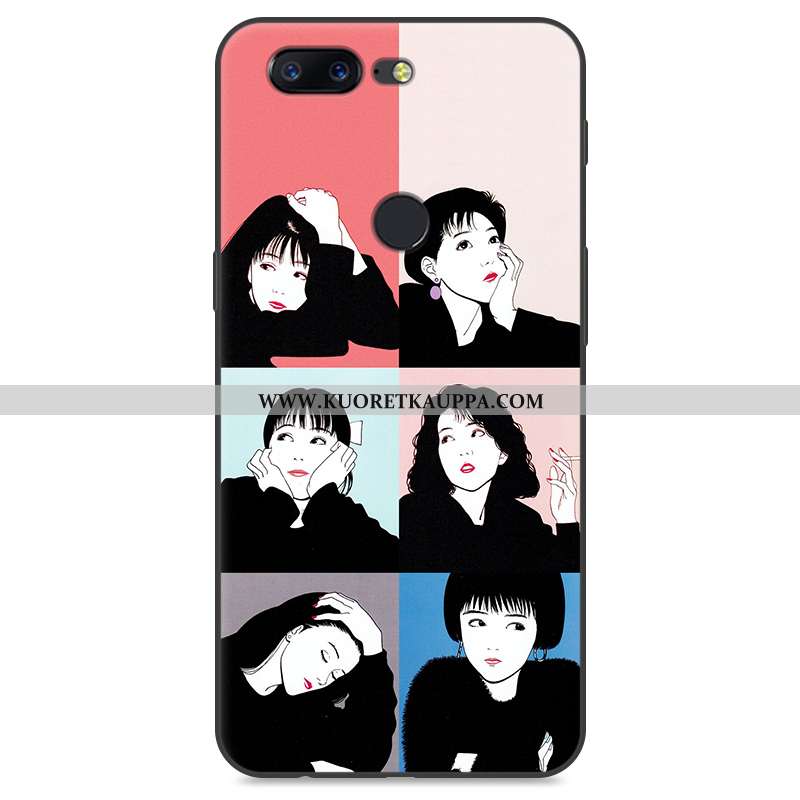 Kuori Oneplus 5t, Kuoret Oneplus 5t, Kotelo Oneplus 5t Silikoni Suojaus Rakastunut Keltainen Pesty S