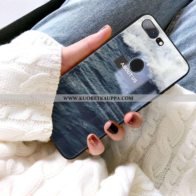 Kuori Oneplus 5t, Kuoret Oneplus 5t, Kotelo Oneplus 5t Silikoni Suojaus Vaalean Peili Luova Sininen