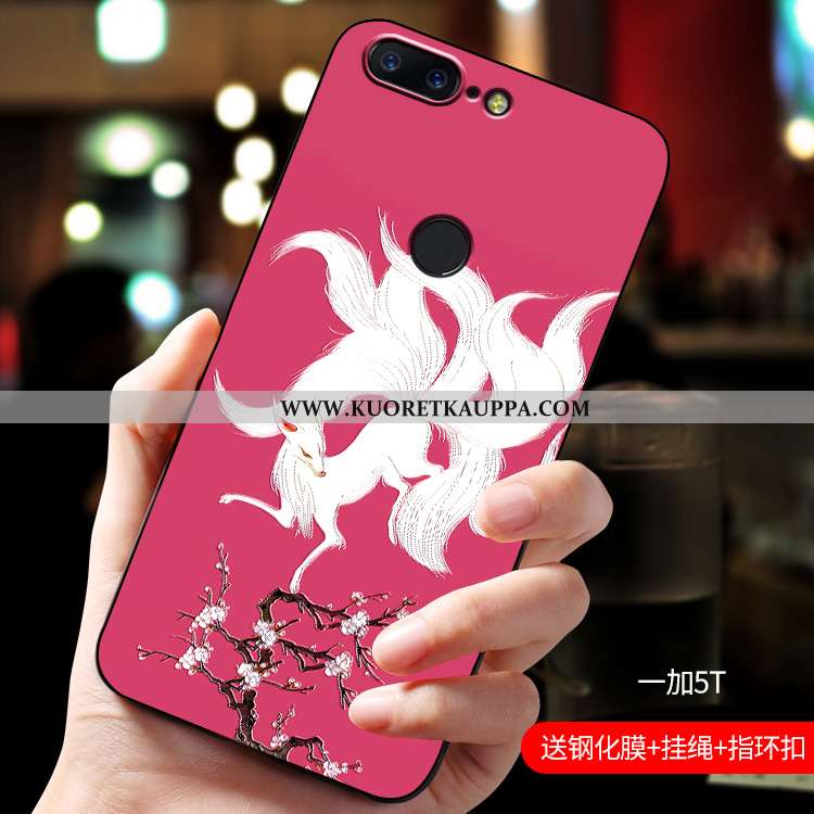 Kuori Oneplus 5t, Kuoret Oneplus 5t, Kotelo Oneplus 5t Tila Pesty Suede Suuntaus Luova Persoonallisu