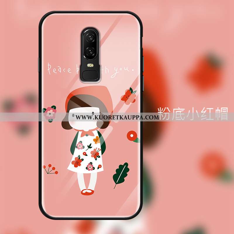 Kuori Oneplus 6, Kuoret Oneplus 6, Kotelo Oneplus 6 Lasi Ripustettavat Koristeet Suuntaus Monivärine