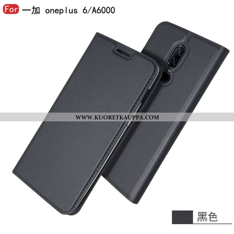 Kuori Oneplus 6, Kuoret Oneplus 6, Kotelo Oneplus 6 Nahkakuori Suojaus All Inclusive Simpukka Tuki T