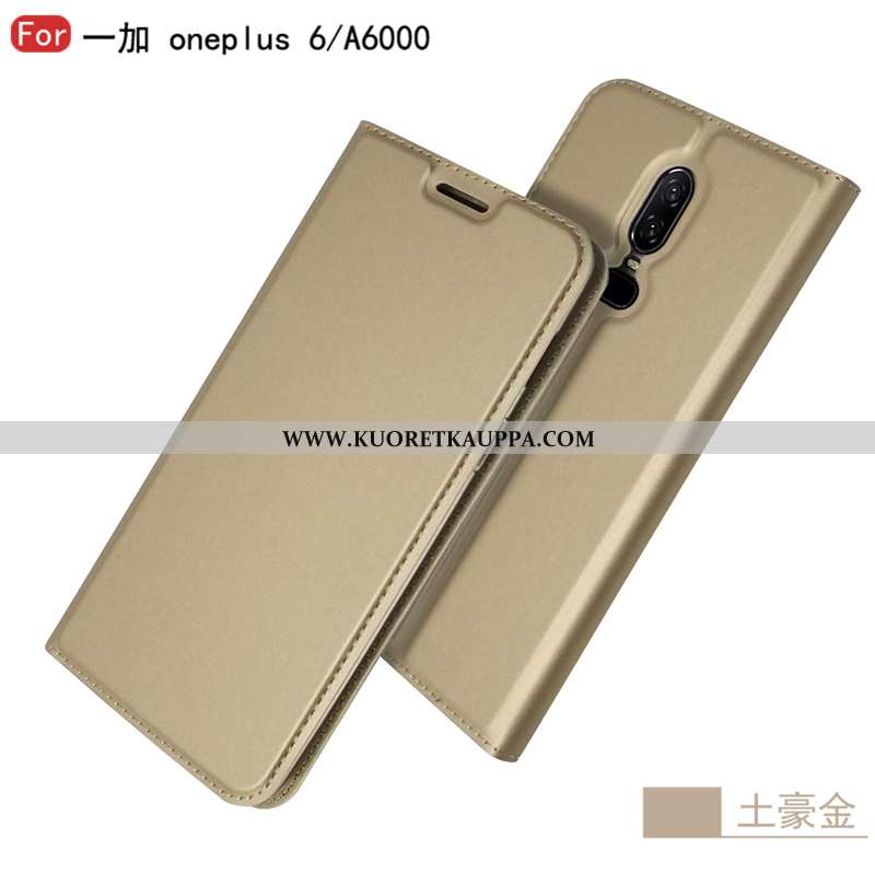 Kuori Oneplus 6, Kuoret Oneplus 6, Kotelo Oneplus 6 Nahkakuori Suojaus All Inclusive Simpukka Tuki T