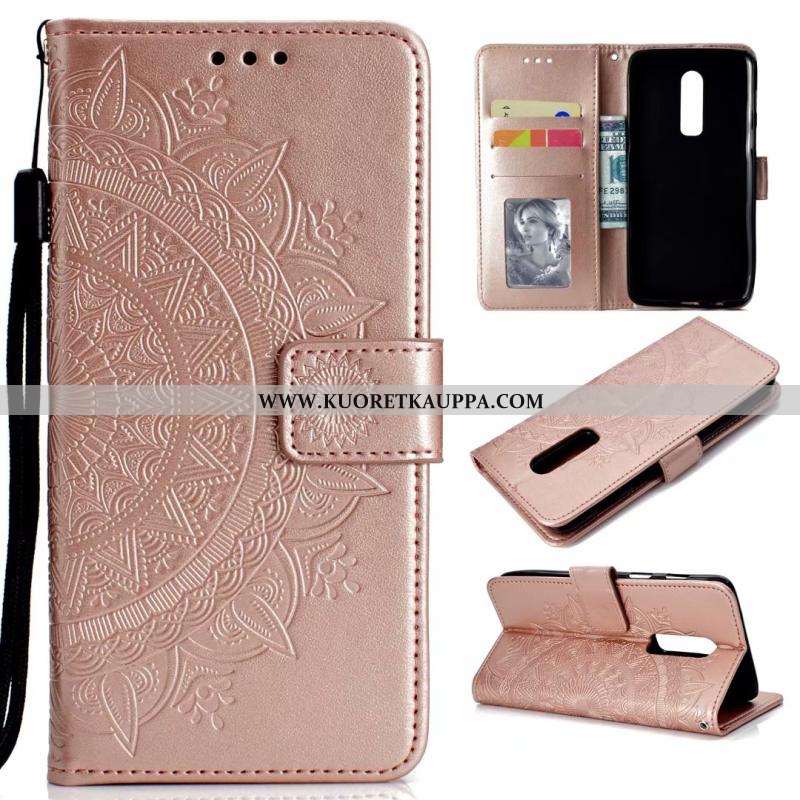 Kuori Oneplus 6, Kuoret Oneplus 6, Kotelo Oneplus 6 Pehmeä Neste Nahkakuori Murtumaton Punainen Simp