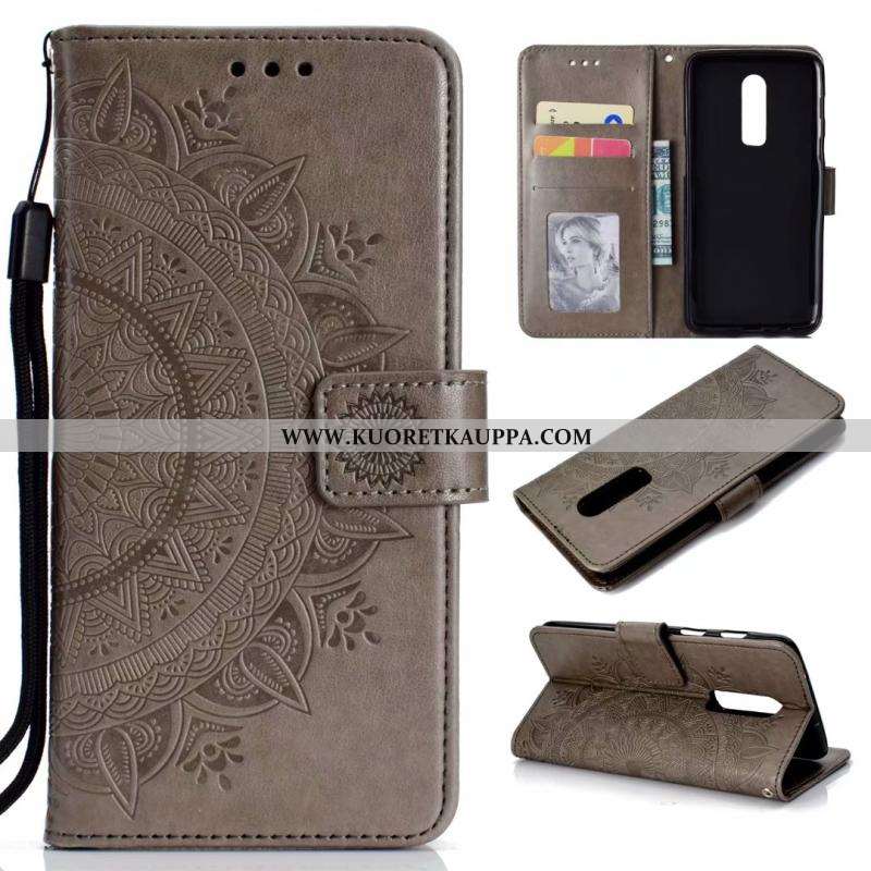 Kuori Oneplus 6, Kuoret Oneplus 6, Kotelo Oneplus 6 Pehmeä Neste Nahkakuori Murtumaton Punainen Simp