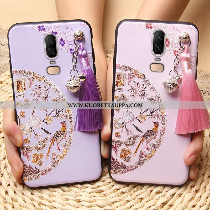 Kuori Oneplus 6, Kuoret Oneplus 6, Kotelo Oneplus 6 Pehmeä Neste Silikoni Murtumaton Suuntaus Beige